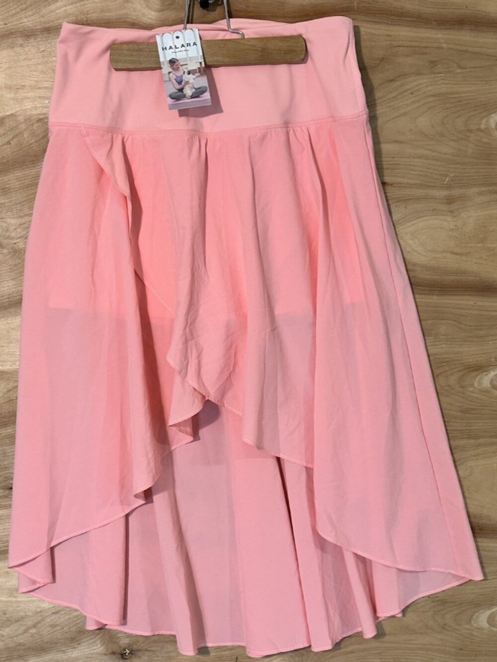 NWT Halara M Breezeful High Waisted High Low Ruffle 2-in-1 Flowy Skort - Picture 3 of 13